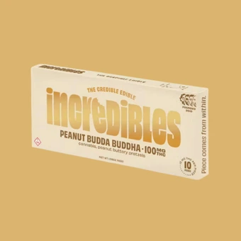 Peanut Butter Buddha (H) Incredibles | Candy Bar (100mg)