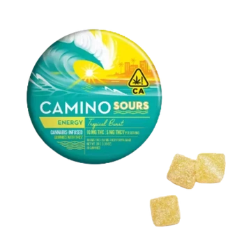 Tropical Burst Sours | Energy (S) Camino | 20 Pack Gummies (100mg)