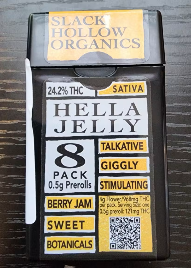 Slack Hollow Hella Jelly Preroll 8 pack